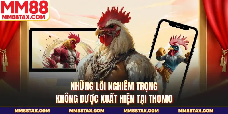 Luật Chơi Đá Gà Thomo - Đọc Chuẩn Để Vào Trận Tại MM88 6 Những lỗi nghiêm trọng không được xuất hiện tại Thomo