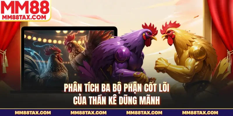 Cách Chọn Gà Đá Cựa Sắt - Bí Thuật Chọn Thần Kê Bất Bại 3 Phân tích ba bộ phận cốt lõi của thần kê dũng mãnh